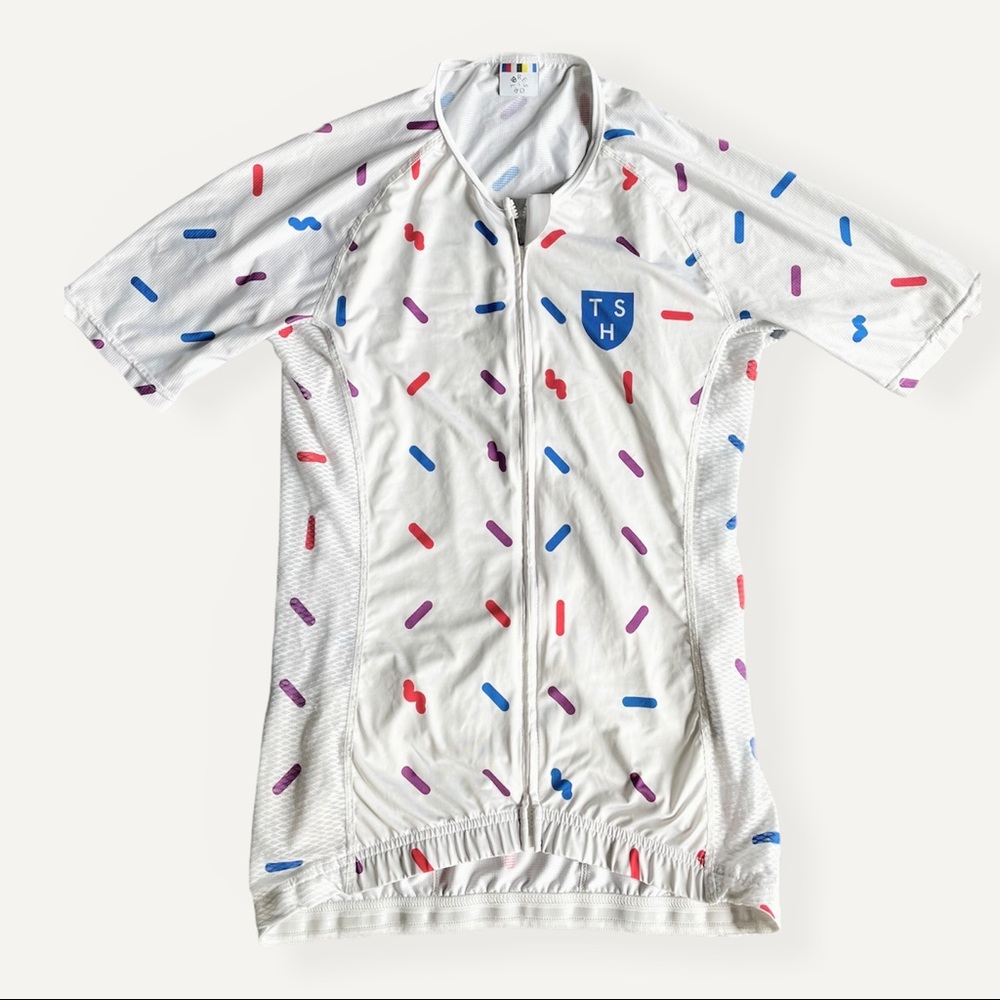 Ten Speed Hero women's sprinkles cycling jersey